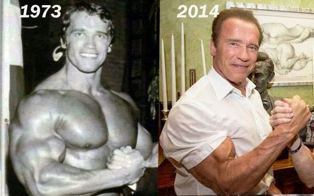 Arnold young antes y después de los esteroides